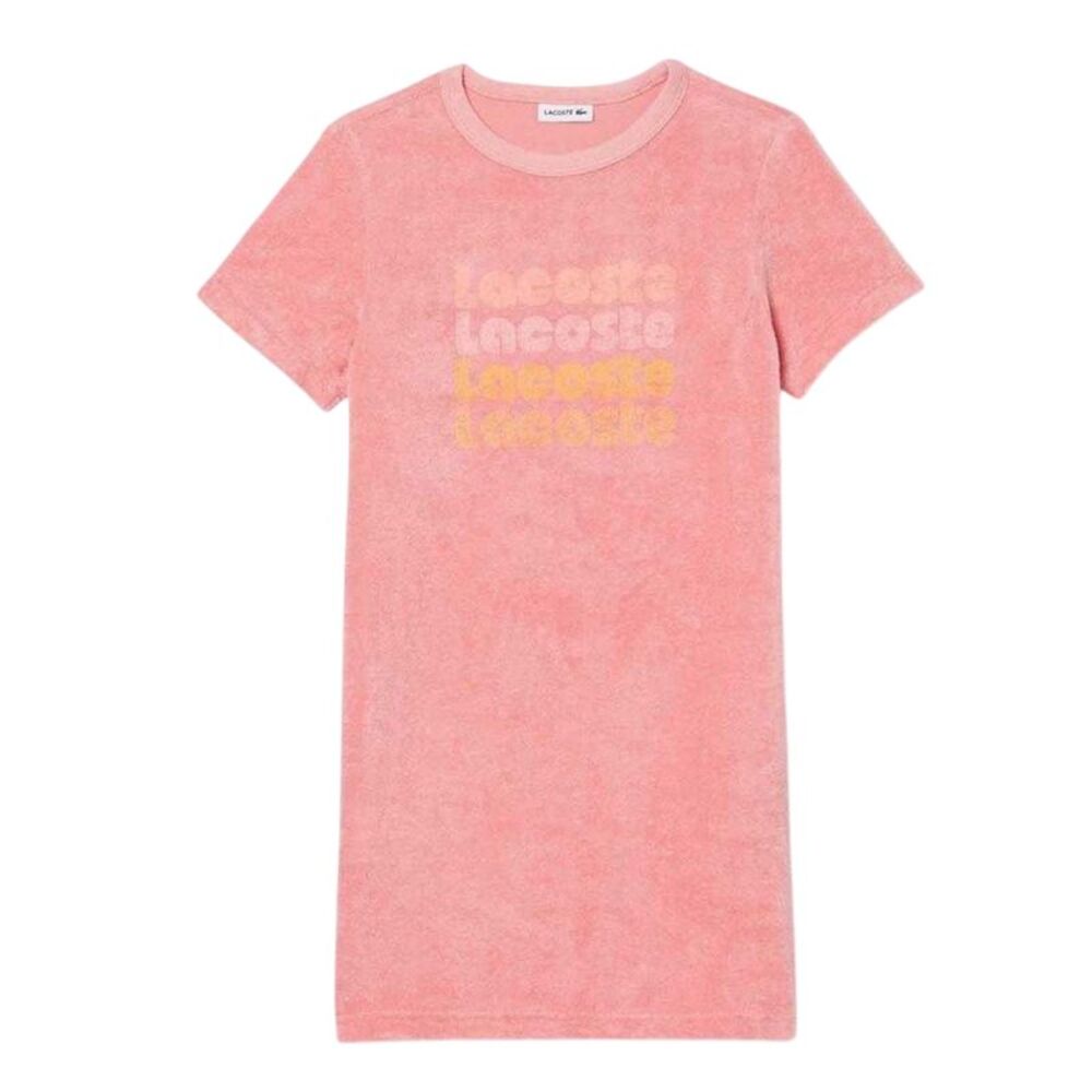 Lacoste Girls T-Shirt Dress / Pink